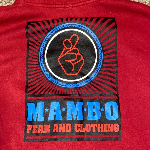 Vintage Mambo Surf Brand Full Zip Hoodie Size XL Mens Fear And Clothing - Picture 6 of 8